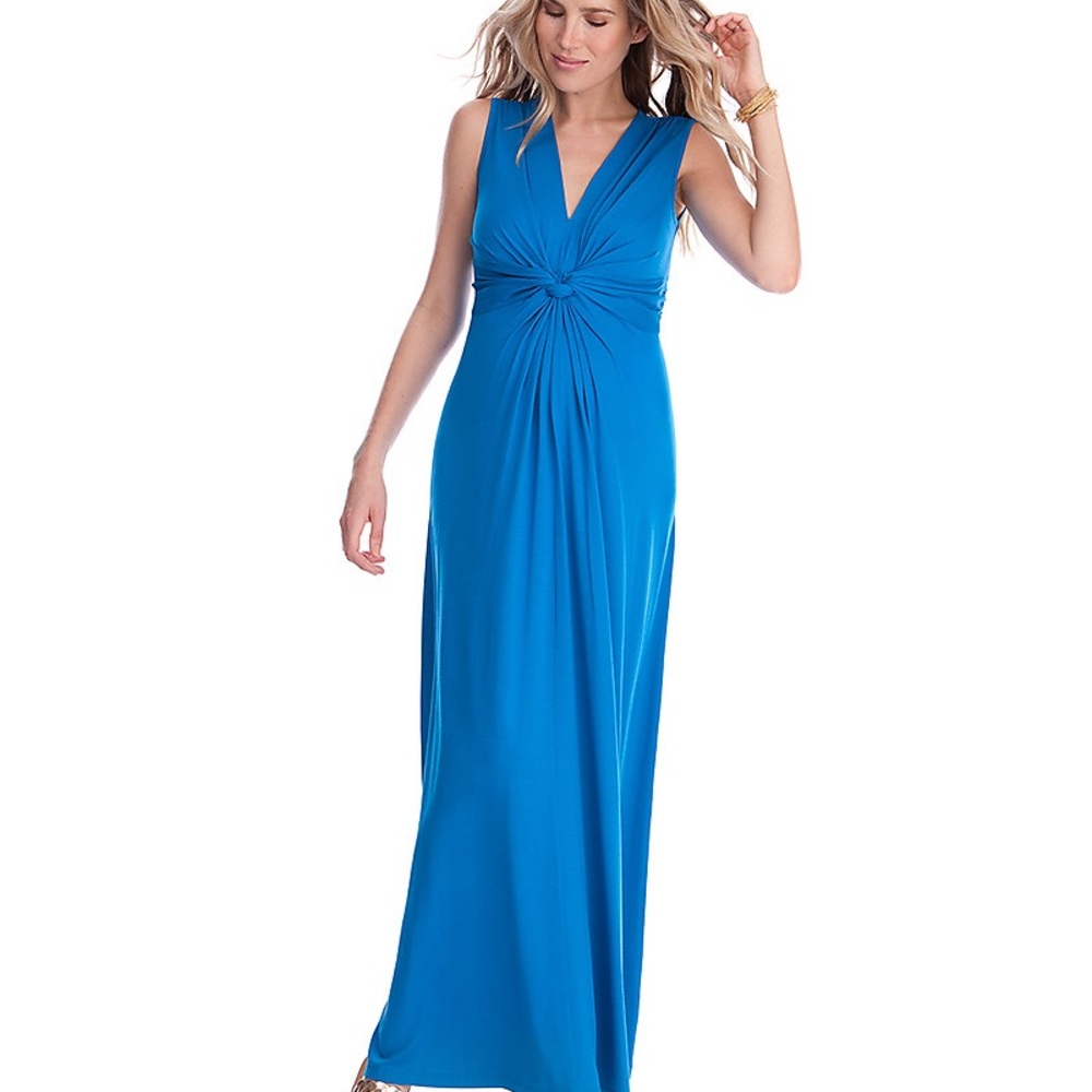 Seraphine Jo Knot Maxi Maternity Dress. Size 4. NWOT